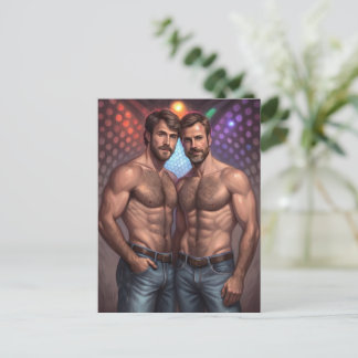 Carte Postale Duo Disco : Une Célébration Picturale de la Vie No