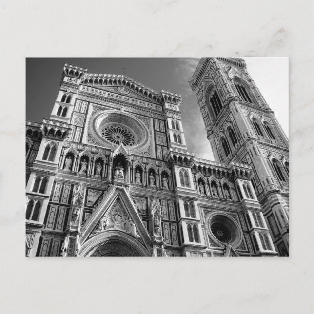 Carte Postale Duomo à Florence, Italie (Devant)