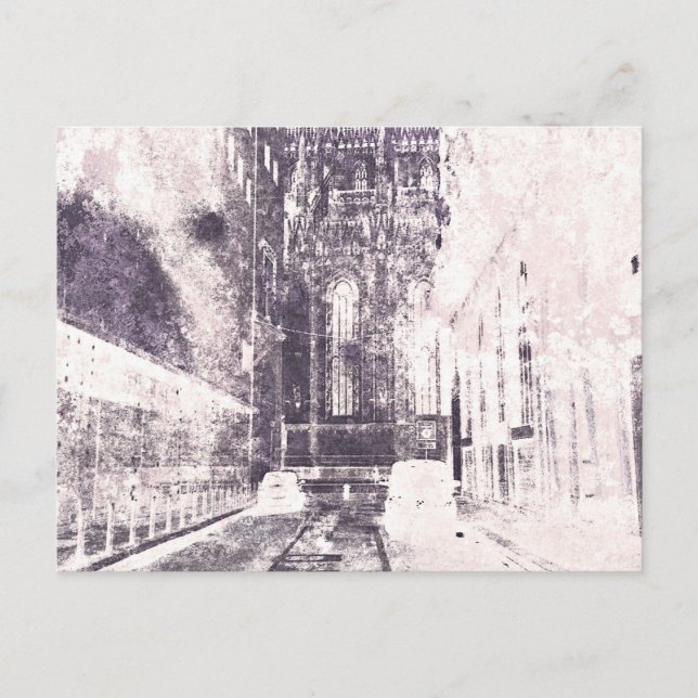 Carte Postale Duomo Milan Europe (Devant)