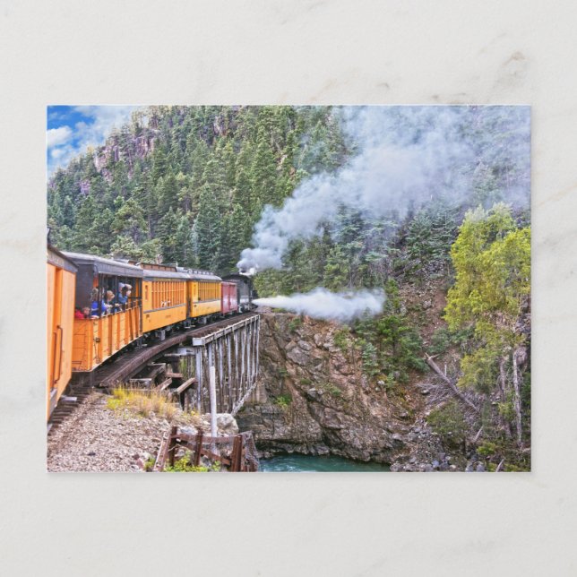 Carte Postale Durango Et Silverton Railroad Locomotive Blowdown (Devant)