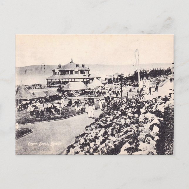 Carte Postale Durban vintage, Ocean Beach (Devant)