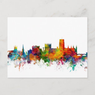 Carte Postale Durham Angleterre Skyline Cityscape