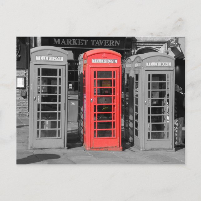 Carte Postale Durham Phonebox (Devant)