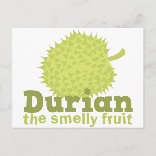 Carte Postale Durian le fruit malodorant (Devant)
