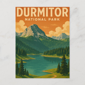 Carte Postale Durmitor National Park Vintage Journey