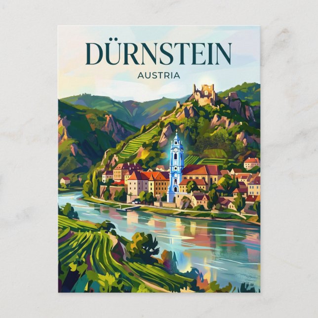 Carte Postale Dürnstein Autriche (Devant)