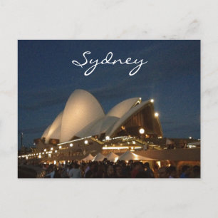 Carte Postale dusk de l'opéra de sydney