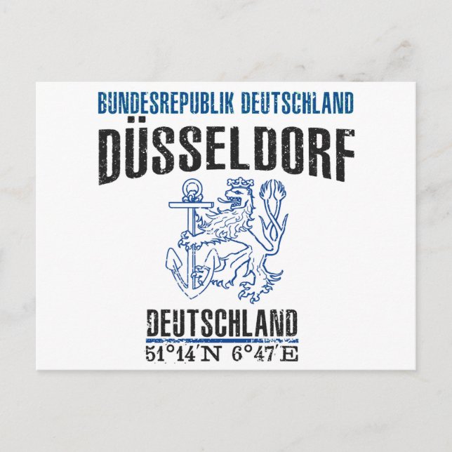 Carte Postale Düsseldorf (Devant)