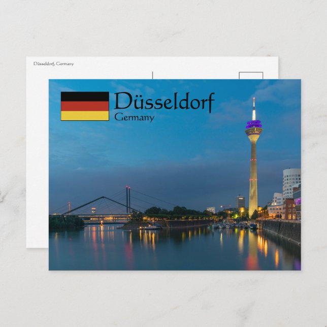 Carte Postale Dusseldorf Allemagne (Devant / Derrière)
