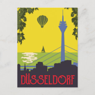 Carte Postale Düsseldorf, Allemagne