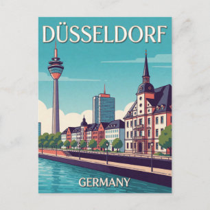 Carte Postale Düsseldorf Allemagne Architecture Moderne Voyage