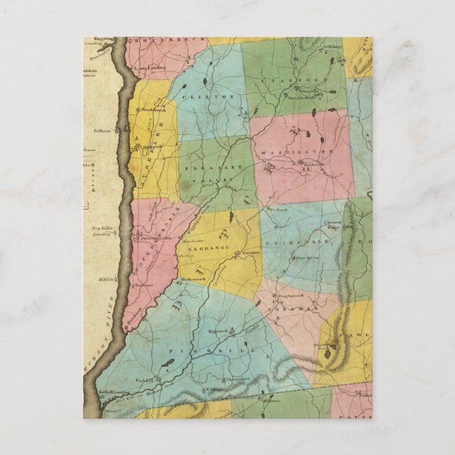 Carte Postale Dutchess, comté de Putnam (Devant)