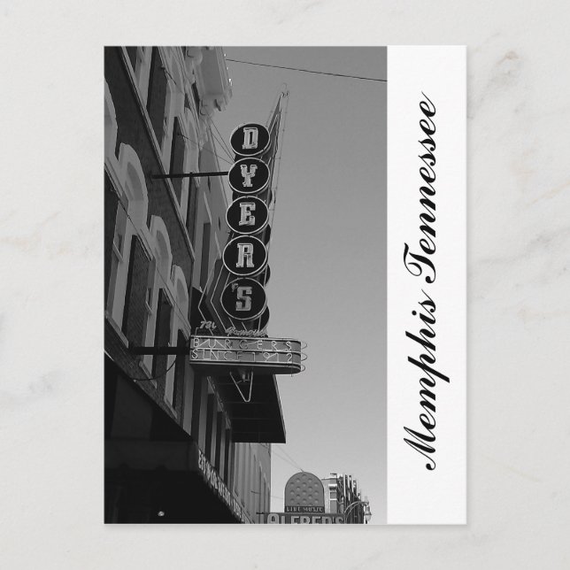 Carte Postale Dyers Memphis Tennessee (Devant)