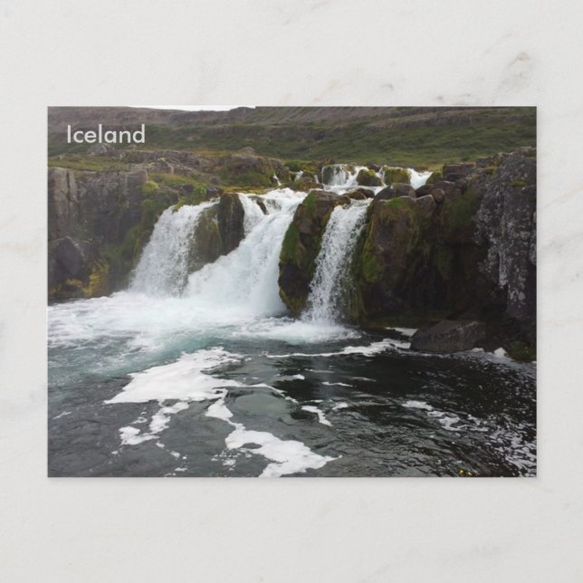 Carte Postale Dynjandi (Fjallfoss), Westfjords, Islande (Devant)