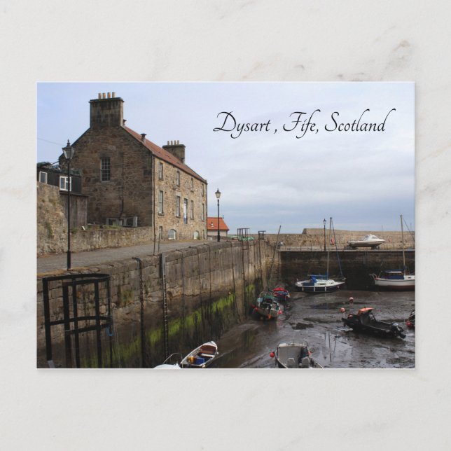 Carte Postale Dysart Harbour, Fife Coast, Écosse (Devant)