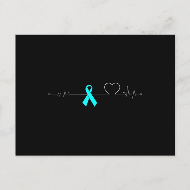 Carte Postale Dysautonomia Pulse cardiaque EKG NCS Strong POTS M (Devant)