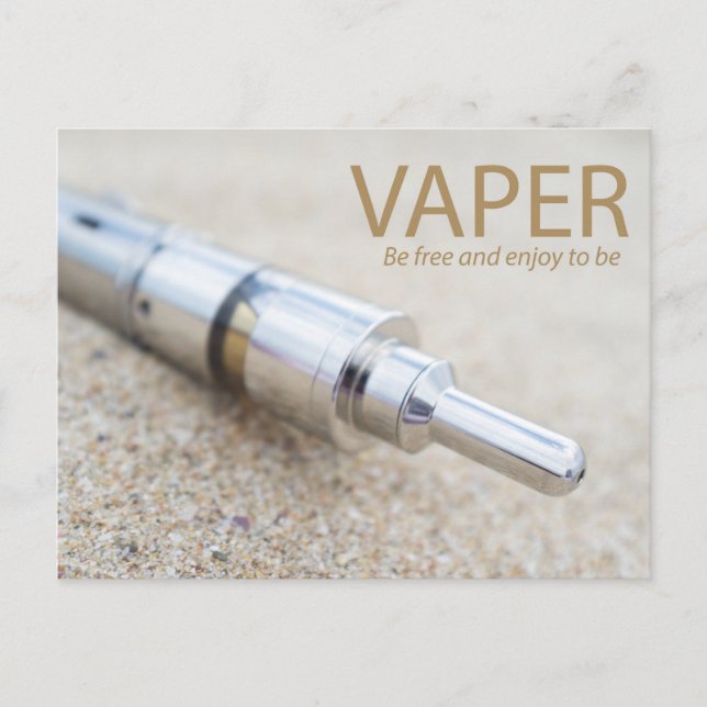 Carte Postale E-cigarette et vapotage (Devant)