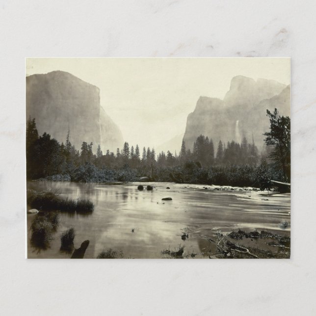 Carte Postale Eadweard J. Muybridge Valley de Yosemite (Devant)