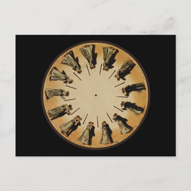 Carte Postale Eadweard Muybridge Phenakistoscope (Devant)