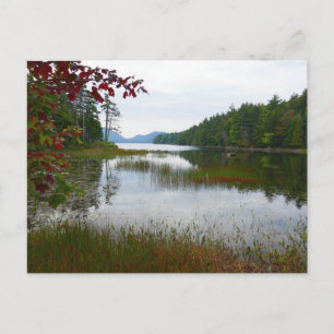 Carte Postale Eagle Lake et Red Maple Feuilles II