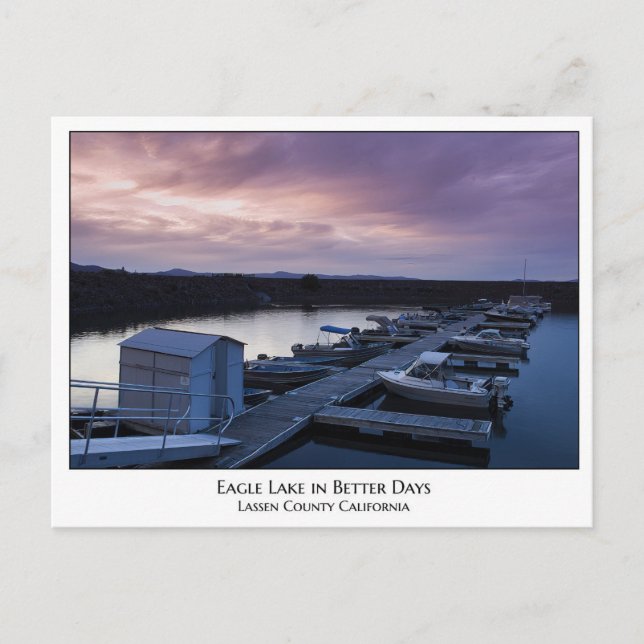 Carte Postale Eagle Lake par temps meilleurs (Devant)