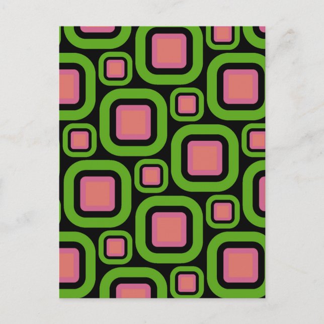 Carte Postale Eames modernes Rectangles 22 (Devant)