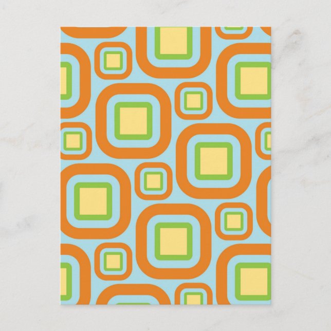 Carte Postale Eames modernes Rectangles 24 (Devant)