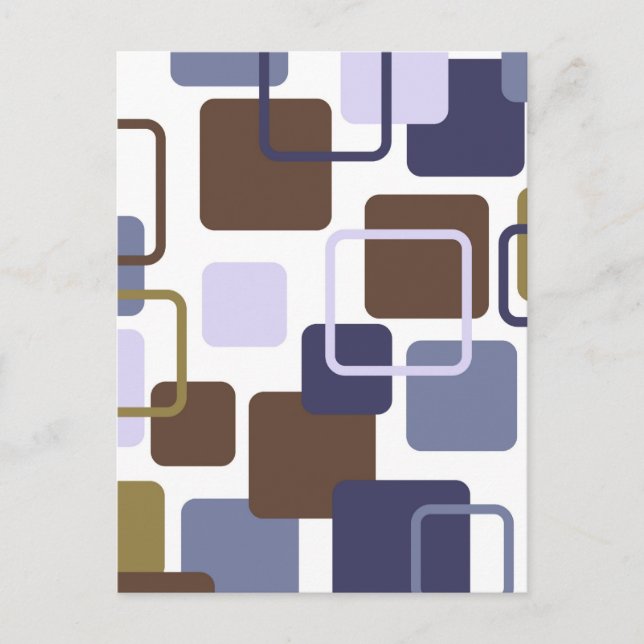 Carte Postale Eames modernes rectangles 5 (Devant)