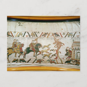 Carte Postale Earl Harold à cheval avec ses chevaliers à Bosham