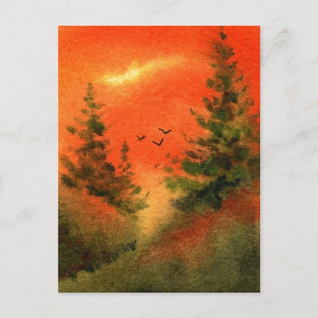 Carte postale "Early Birds" Country Roads (Devant)