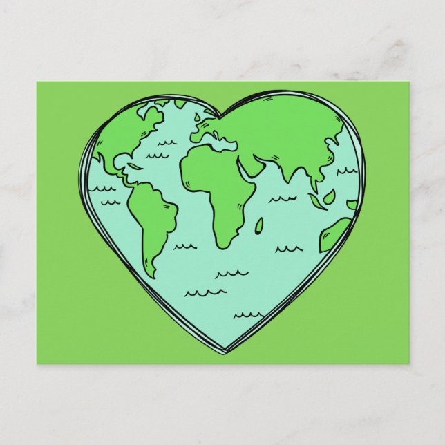 Carte postale Earth Love (Devant)