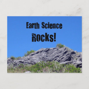 Carte Postale Earth Science Rocks !
