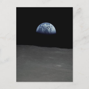 Carte Postale Earthrise Famous Image de la Lune