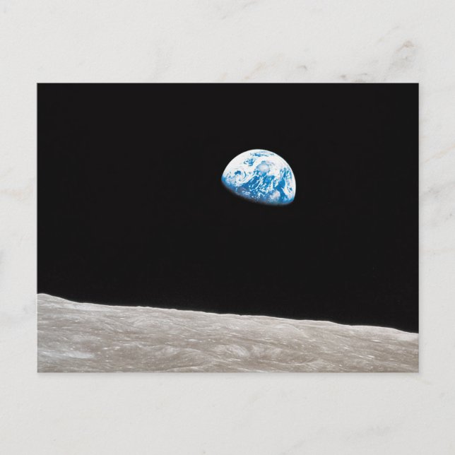 Carte Postale Earthrise William Anders (Devant)
