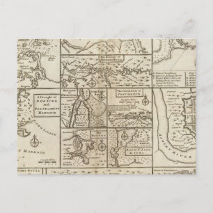 Carte Postale East Coast, États-Unis