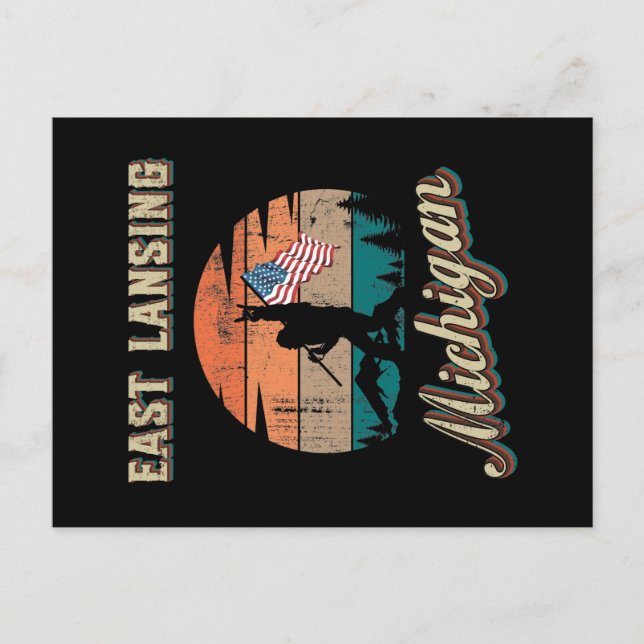 Carte Postale East Lansing Michigan (Devant)