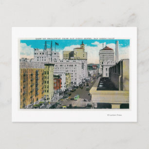 Carte Postale East on Broadway de San Diego Hotel