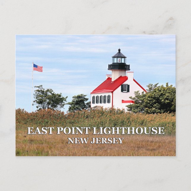 Carte Postale East Point Lighthouse, New Jersey Postcard (Devant)