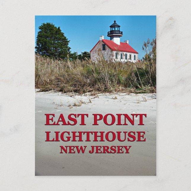 Carte Postale East Point Lighthouse, New Jersey Postcard (Devant)