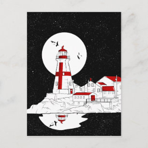Carte Postale East Quoddy Head Phare plat