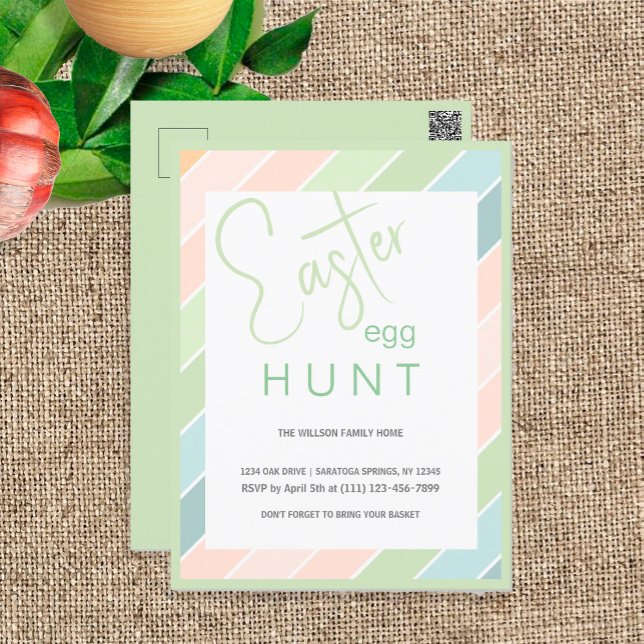 Carte Postale Easter Egg Hunt Creamy Ice Cream Party (Créateur téléchargé)