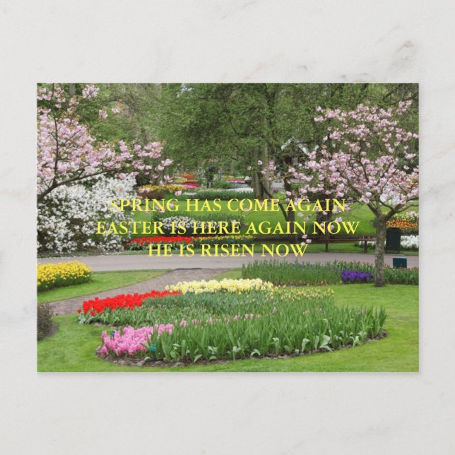 CARTE POSTALE EASTER HAIKU (Devant)