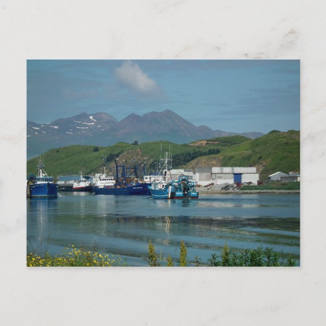 Carte Postale Eastern Channel, Dutch Harbour, AK (Devant)