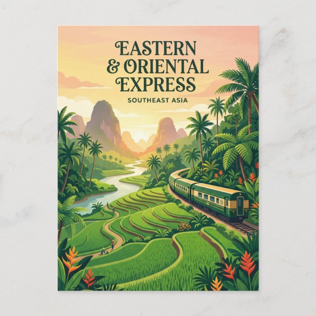 Carte Postale Eastern & Oriental Express (Asie du Sud-Est) (Devant)
