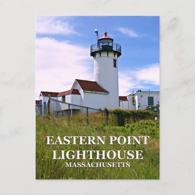 Carte Postale Eastern Point Lighthouse, Massachusetts (Devant)