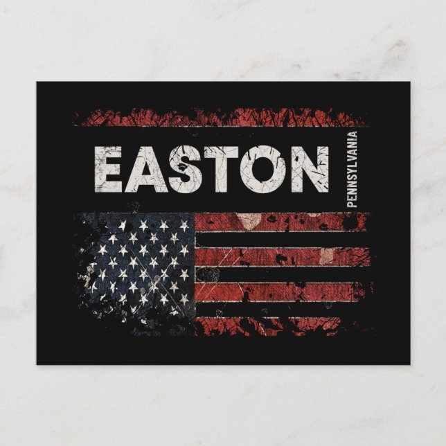 Carte Postale Easton Pennsylvania (Devant)