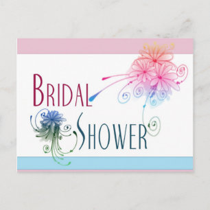 Carte postale Easy Bridal Shower Invitation