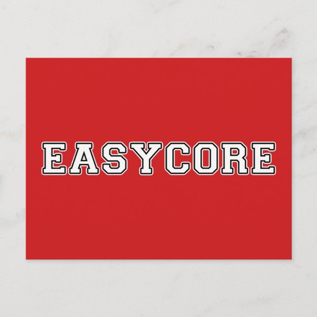 Carte Postale Easycore (Devant)