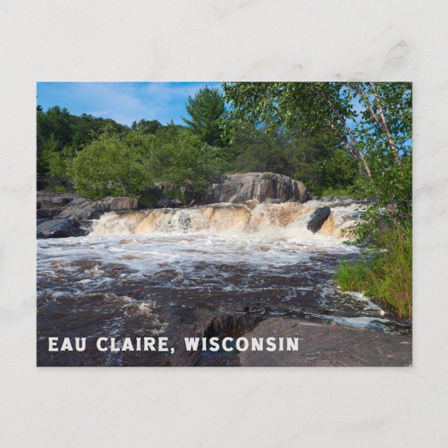 Carte postale Eau Claire, Wisconsin (Devant)