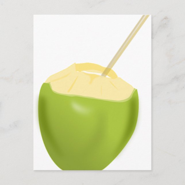 Carte Postale Eau de coco (Devant)